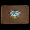 Faux Leather Engravable Patch - Round-Corner Rectangular Thumbnail