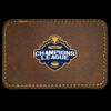 Faux Leather Engravable Patch - Round-Corner Rectangular Thumbnail