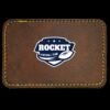 Faux Leather Engravable Patch - Round-Corner Rectangular Thumbnail