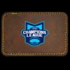 Faux Leather Engravable Patch - Round-Corner Rectangular Thumbnail