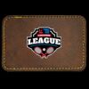 Faux Leather Engravable Patch - Round-Corner Rectangular Thumbnail