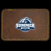 Faux Leather Engravable Patch - Round-Corner Rectangular Thumbnail
