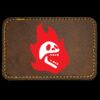 Faux Leather Engravable Patch - Round-Corner Rectangular Thumbnail