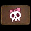 Faux Leather Engravable Patch - Round-Corner Rectangular Thumbnail
