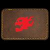 Faux Leather Engravable Patch - Round-Corner Rectangular Thumbnail
