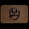 Faux Leather Engravable Patch - Round-Corner Rectangular Thumbnail