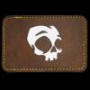 Faux Leather Engravable Patch - Round-Corner Rectangular Thumbnail