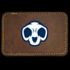 Faux Leather Engravable Patch - Round-Corner Rectangular Thumbnail