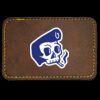 Faux Leather Engravable Patch - Round-Corner Rectangular Thumbnail
