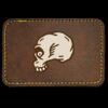 Faux Leather Engravable Patch - Round-Corner Rectangular Thumbnail
