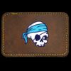 Faux Leather Engravable Patch - Round-Corner Rectangular Thumbnail
