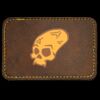 Faux Leather Engravable Patch - Round-Corner Rectangular Thumbnail