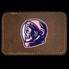 Faux Leather Engravable Patch - Round-Corner Rectangular Thumbnail
