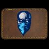 Faux Leather Engravable Patch - Round-Corner Rectangular Thumbnail