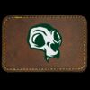 Faux Leather Engravable Patch - Round-Corner Rectangular Thumbnail
