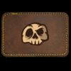 Faux Leather Engravable Patch - Round-Corner Rectangular Thumbnail