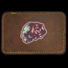 Faux Leather Engravable Patch - Round-Corner Rectangular Thumbnail