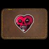 Faux Leather Engravable Patch - Round-Corner Rectangular Thumbnail