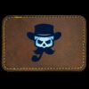 Faux Leather Engravable Patch - Round-Corner Rectangular Thumbnail