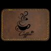 Faux Leather Engravable Patch - Round-Corner Rectangular Thumbnail