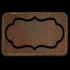 Faux Leather Engravable Patch - Round-Corner Rectangular Thumbnail