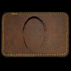 Faux Leather Engravable Patch - Round-Corner Rectangular Thumbnail