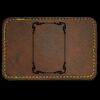 Faux Leather Engravable Patch - Round-Corner Rectangular Thumbnail