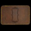 Faux Leather Engravable Patch - Round-Corner Rectangular Thumbnail