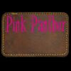Faux Leather Engravable Patch - Round-Corner Rectangular Thumbnail