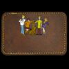 Faux Leather Engravable Patch - Round-Corner Rectangular Thumbnail