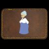 Faux Leather Engravable Patch - Round-Corner Rectangular Thumbnail