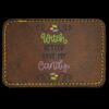 Faux Leather Engravable Patch - Round-Corner Rectangular Thumbnail