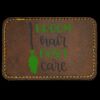 Faux Leather Engravable Patch - Round-Corner Rectangular Thumbnail
