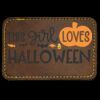 Faux Leather Engravable Patch - Round-Corner Rectangular Thumbnail