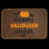Faux Leather Engravable Patch - Round-Corner Rectangular Thumbnail
