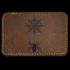 Faux Leather Engravable Patch - Round-Corner Rectangular Thumbnail