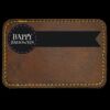 Faux Leather Engravable Patch - Round-Corner Rectangular Thumbnail