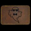 Faux Leather Engravable Patch - Round-Corner Rectangular Thumbnail