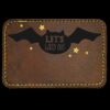 Faux Leather Engravable Patch - Round-Corner Rectangular Thumbnail