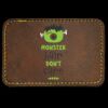 Faux Leather Engravable Patch - Round-Corner Rectangular Thumbnail