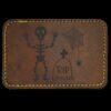 Faux Leather Engravable Patch - Round-Corner Rectangular Thumbnail