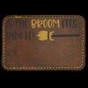 Faux Leather Engravable Patch - Round-Corner Rectangular Thumbnail