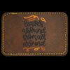 Faux Leather Engravable Patch - Round-Corner Rectangular Thumbnail