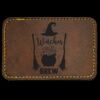 Faux Leather Engravable Patch - Round-Corner Rectangular Thumbnail
