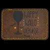 Faux Leather Engravable Patch - Round-Corner Rectangular Thumbnail