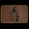 Faux Leather Engravable Patch - Round-Corner Rectangular Thumbnail