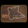 Faux Leather Engravable Patch - Round-Corner Rectangular Thumbnail