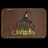 Faux Leather Engravable Patch - Round-Corner Rectangular Thumbnail