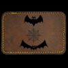 Faux Leather Engravable Patch - Round-Corner Rectangular Thumbnail
