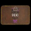 Faux Leather Engravable Patch - Round-Corner Rectangular Thumbnail